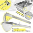 thumbnail image 4 of 2pcsPotato Ricers, Stainless Steel Potato Ricer, Commercial Potato Masher Heavy Duty Large, Detachable and Dishwasher Safe, Good for Potato, Tomato, Carrot, 4 of 7