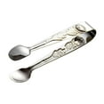 thumbnail image 3 of Pinza para azúcar, pinza para hielo, rosa para freidora de aire, práctico utensilio para servir, pinza para barbacoa, pinza para hielo para cocina, Plata, 3 of 8
