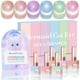 thumbnail image 1 of Set de esmaltes de uñas en gel Double Rhythm Cat Eye, 15 ml x 6 (rosa nude), 1 of 9