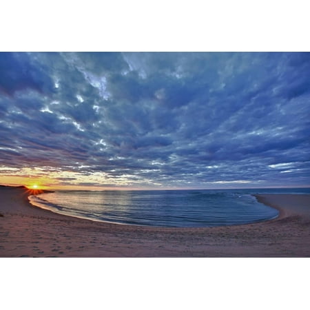 Sunset over Meadow Beach, Cape Cod National Seashore, Massachusetts Print Wall Art By Jerry & Marcy