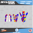 thumbnail image 4 of Kalair GFX Graphics Kit for Yamaha YZ250 (1993-1995) Invasion Series, 4 of 5