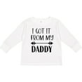 thumbnail image 3 of Inktastic I Got It From My Daddy Boys or Girls Long Sleeve Toddler T-Shirt, 3 of 5