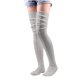 thumbnail image 2 of Calcetines de lana cálidos para mujer, calcetines de invierno de color liso hasta la rodilla, calcetines largos de tubo, calcetines gruesos, calcetines de poliéster para mujer, 2 of 5