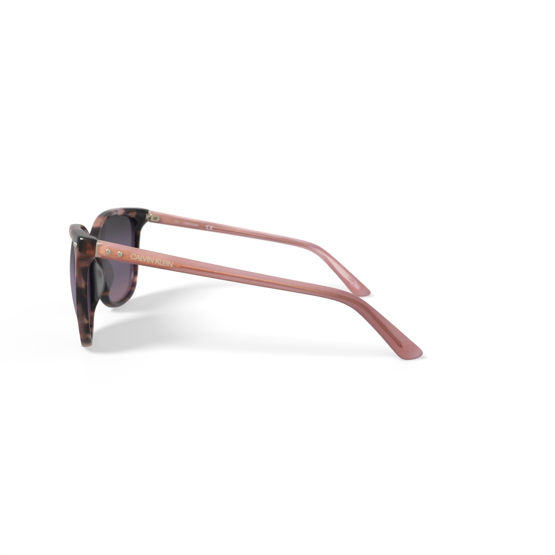 Calvin Klein Women’s Rx'able Fashion Sunglasses, CK18507S, Peach Tortoise, 56-18-135, with Case