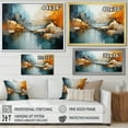 thumbnail image 4 of Designart "River Flowing Waters composition I" Modern Floater Framed Canvas Art Print, 4 of 7