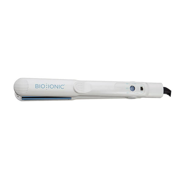 199 Value) Bio Ionic OnePass Hair Straightening Flat Iron, White, 1