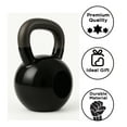 thumbnail image 5 of Vinyl Coated Kettlebell Weights: Your Ultimate Fitness Companion for Full-Body Workouts, Strength Training, and Core Conditioning, Men and Women (45lb), 5 of 7