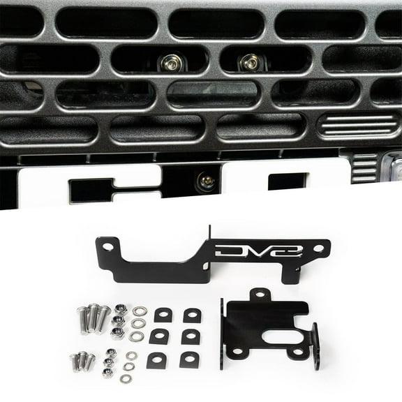 DV8 Offroad Adaptive Cruise Control Relocation Bracket Compatible with 2021-2024 Ford Bronco | Works with All Aftermarket Bumpers | Relocates Acc Sensor Module
