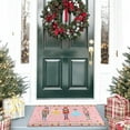 thumbnail image 6 of Pink Nutcrackers Merry Christmas Doormat, Xmas Front Door Mat, Christmas Decorations for Home Seasonal Winter Low-Profile Entrance Rug for Indoor Outdoor 17" x 30" (Pink), 6 of 6