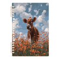thumbnail image 2 of Wirebound Notebook Hardcover Spiral Notebooks Brown Cow, 60 Pages, 80 GSM, 5.7 x 8.3in, 2 of 7