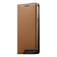 thumbnail image 2 of Dierfeng Leather For Samsung Galaxy A37 5G Wallet Case with RFID Blocking, Wallet for Women Men Card Holder Magnetic Clasp Kickstand Folio Case,Brown,For Galaxy A37 (5G), 2 of 8