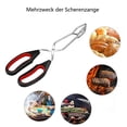 thumbnail image 4 of Pinzas para alimentos Pinzas de cocina Pinzas para barbacoa de acero inoxidable Pinzas de cocina Pinzas para barbacoa Pinzas de tijera de acero inoxidable Pinzas para carbón Pinzas para alimentos, 4 of 5