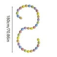 thumbnail image 4 of zhangmingg Easter Glitter Bead Vine Strip for Indoor Window Display Hanging Spring Decoration Floral Garland, 4 of 7
