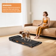 Walking Pad,Under Desk Treadmill for Home/Office, COFUNOK 2 in 1 Folding Treadmill 2.5HP with Remote,0.6-7.6mph