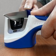 AccuSharp Pull Through Knife Sharpener with Tungsten Carbide Blades; Two-Stage Sharpener