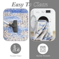 thumbnail image 6 of Wondo 5x8 Modern Abstract Area Rugs - Blue Low Pile Washable Carpet for Living Room, Bedroom, Nursery, Office, Kitchen - Non-Slip Stain Resistant Soft Rug for Indoor Use, 6 of 8