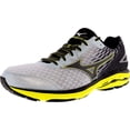 thumbnail image 1 of Mizuno Men's Wave Rider 19 White / Black Yellow Ankle-High Running Shoe - 7W, 1 of 1