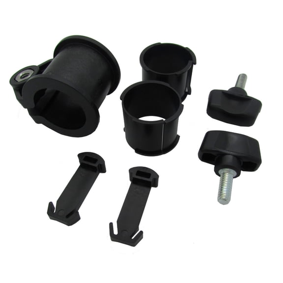 Minn Kota Black Trolling Motor Transom Bracket Assembly Kit with Collar Screw and Tension Block