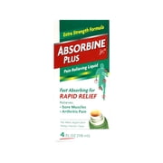 ABSORBINE JR. Extra Strength Pain Relieving Liquid, for Muscle, Joints, Arthritis Pain, with No-Mess Applicator, 4 Oz - 2 Pack