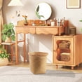thumbnail image 5 of Natural Seagrass Woven Storage Basket, Round Multifunctional Household Organizer, Large Capacity Breathable Basket for Clothes Toys Towels Home Living Room Bedroom Desktop Decoration, 5 of 5