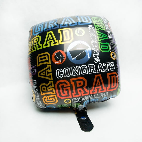 Square Foil Graduation Party Balloon, 18 in, 1ct