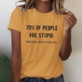 thumbnail image 4 of mfyjkho Tops Para Mujer, Blusa De Manga Corta Para Mujer Con Estampado De Letras Divertidas Para El Trabajo En Verano Tops De Gimnasio Para Mujer Xl, 4 of 8