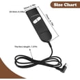 thumbnail image 2 of Yosoo Health Gear 2 Buttons 5 Pin Recliner Chair Electric Remote Control Lift Chair Manual Hand Controller for Lifting Chair Electric Sofa (Black), 2 of 5