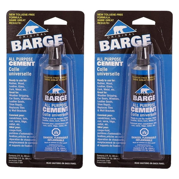Barge All-Purpose TF Cement Rubber, Leather, Wood, Glass, Metal Glue 2 oz w k