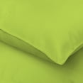 thumbnail image 2 of Pack of 2 Outdoor Decorative Throw Pillows 12 x 18 inch Solid Green Lumbar Pillows (12" x 18" Solid, Kiwi), 2 of 7