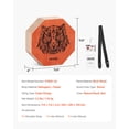 thumbnail image 3 of VEVOR Unique Cajon Box Drum, with Internal Guitar Strings,Portable Wooden Percussion Box, Birch Wood Drum Musical Instrument with Adjustable Strap, for Beginners & Professionals, 11.6 x 11.6 x 4 in, 3 of 9