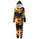 thumbnail image 2 of Halloween Family Pajamas Funny Bats Zipper Hooded Jumpsuit Matching Family Pjs Sleepwear, 2 of 5