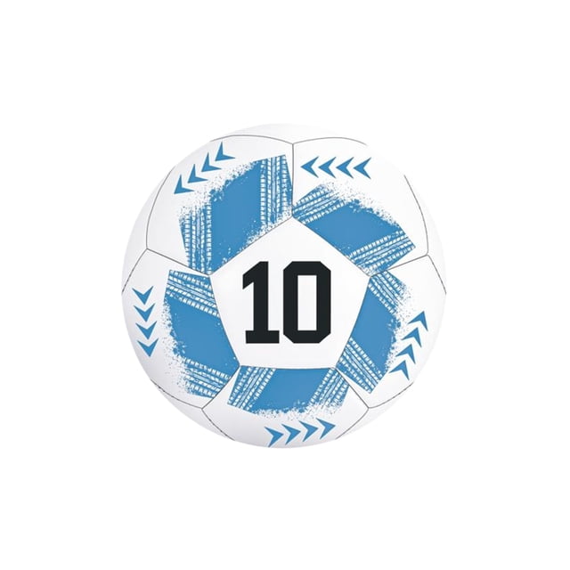 fastboy Waterproof Durable Size 5 Machine-Stitched Soccer Ball Four-layer And Proof Football Training Match blue