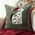thumbnail image 1 of Funda de almohada decorativa LOOPUINHOM 46 x 46 cm de terciopelo para Navidad, 1 of 8