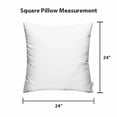 thumbnail image 3 of RSH Decor: 4 Square Accent Pillows Made with Sunbrella Performance Fabric | 24" x 24" | Canvas Pacific Blue, 3 of 8