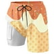 thumbnail image 3 of WILLBEST Shorts de Tabla para Hombre para Fiestas En La Piscina y Playa. Diseño Elegante En Capas con Estampado de Hielo Derretido para Verano. Material Cómodo y Elástico., 3 of 3