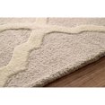 thumbnail image 5 of Nuloom 3'6 x 5'6 Tapis en Treillis Marrakech Accroché à la Main en Beige, 5 of 5