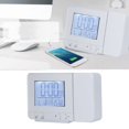 thumbnail image 3 of Projection Alarm Clock, LED Digital Clock with Temperature Humidity Test, 7 Language Calendar, 180 Rotation Display, 12H/24H Time System, Home Supplies, 3 of 7