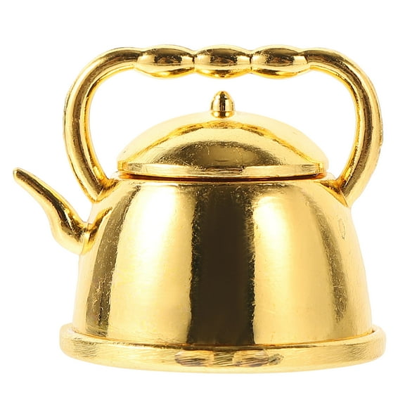 LEDMOMO decorative teapot vintage metal ornament for women office decor 1Pack