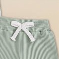 thumbnail image 6 of TOWED22 2Pcs Baby Boy Outfits Crawfish Short Sleeve T-Shirt Tops Lobster Plaid Shorts Set Toddler Summer Clothes Green,6-9 M, 6 of 7