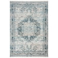 thumbnail image 2 of SAFAVIEH Victoria Creighton Floral Bordered Area Rug, Blue/Grey, 4' x 6', 2 of 9