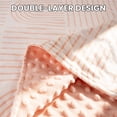 thumbnail image 3 of Beavtaens Baby Blanket, Double Layer Dotted Backing, Soft Plush for Newborn, 30"x 40", Yellow Rainbow, 3 of 8