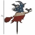 thumbnail image 2 of Tepsmf Halloween Themed Metal Courtyard Porch Decoration Ornament 11.8 IN Iron Garden Stake for Outdoor Yard Spooky Decor, 2 of 7