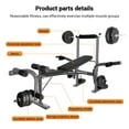 thumbnail image 6 of Adjustable Weight Bench with Leg Developer & Preacher Curl Pad, Heavy-Duty Bench Press for Full-Body Workout, 800LBS Capacity, 6 of 8