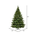 thumbnail image 3 of Vickerman 7.5' x 58" New Haven Spruce Artificial Christmas Tree, Clear Dura-lit Lights, 3 of 4