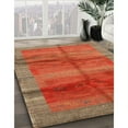 thumbnail image 3 of Ahgly Company Machine Washable Indoor Rectangle Contemporary Neon Red Area Rugs, 2' x 4', 3 of 7