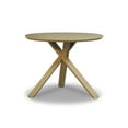 thumbnail image 4 of Cascais 36" Round Table with Tripod Base, Solid Wood with a Blonde Oak Finish, 4 of 8