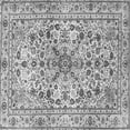 thumbnail image 1 of Ahgly Company Indoor Square Persian Gray Traditional Area Rugs, 5' Square, 1 of 1