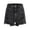 Black, variant on LWNYDPLSD Girl Denim Shorts Elastic Waisted Ripped Jean Shorts for Kids Vintage Frayed Hem Jorts Teens Girl Summer Streetwear Clothes