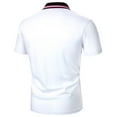 thumbnail image 3 of Fesfesfes Short Sleeve Shirt for Mens Spring And Summer Leisure Patchwork Shirt With Lapel Short Sleeves On Sale, 3 of 9