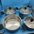 thumbnail image 6 of HISAR Milano Black Pot Set, 8 Pcs. (20X10p/22x12p/24x12p/24x8p), 6 of 8